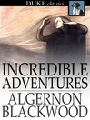 Cover image for Incredible Adventures